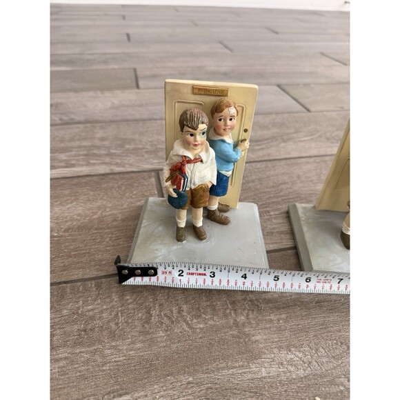 Rare Norman Rockwell Bookends Saturday Evening Post The Principal 820/2000 - Picture 10 of 12